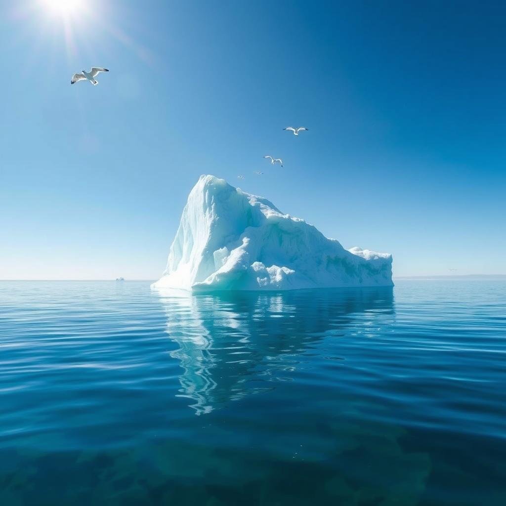 ¿Por qué flotan los icebergs?