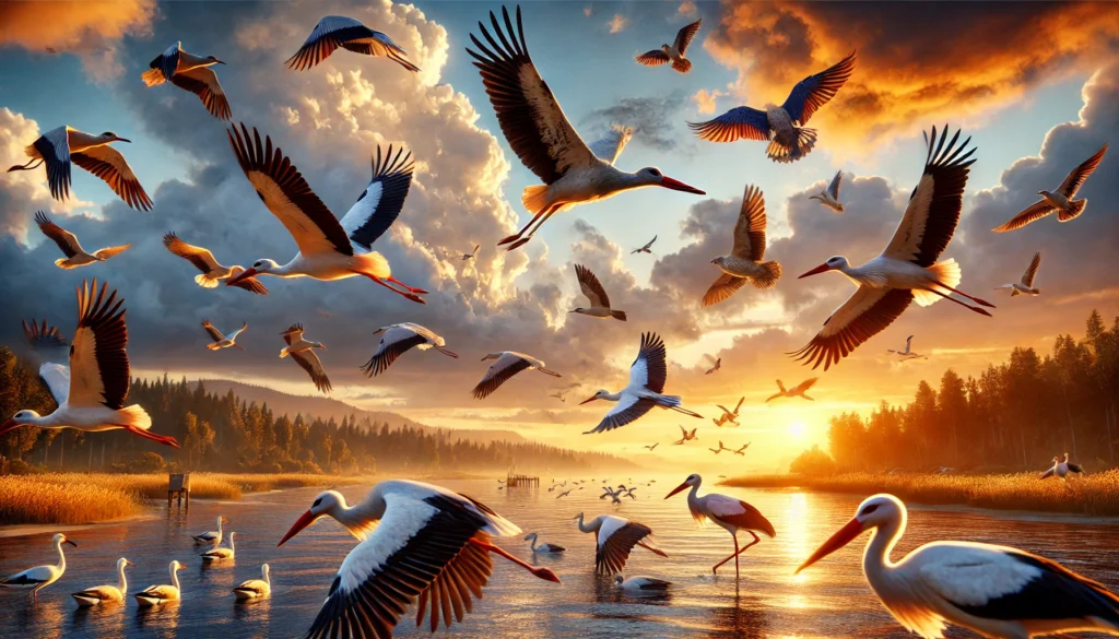 ¿Cómo migran las aves?