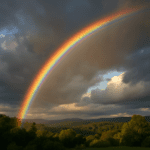 ¿Cómo se produce el arcoíris?