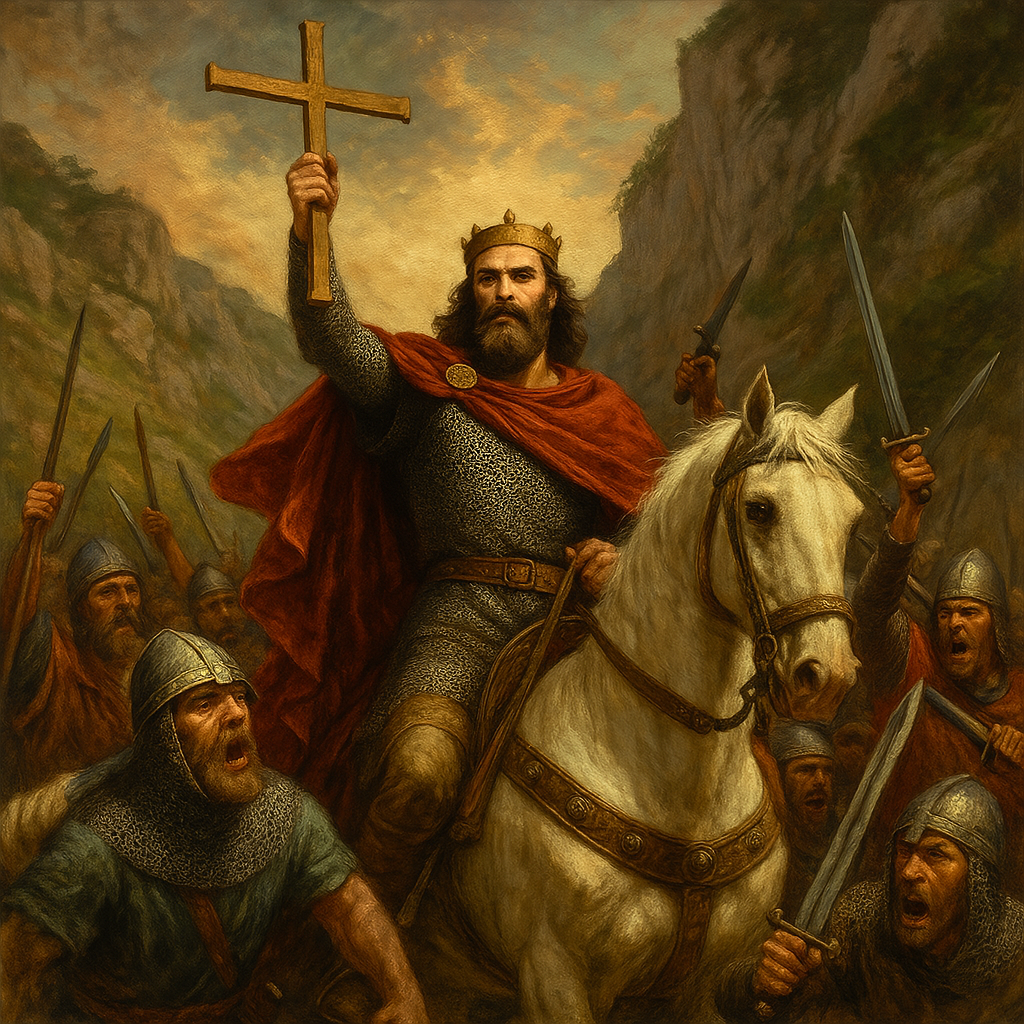 La Batalla de Covadonga y Don Pelayo: el mito fundacional de la Reconquista