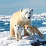 ¿Cómo sobreviven los animales en el Ártico?