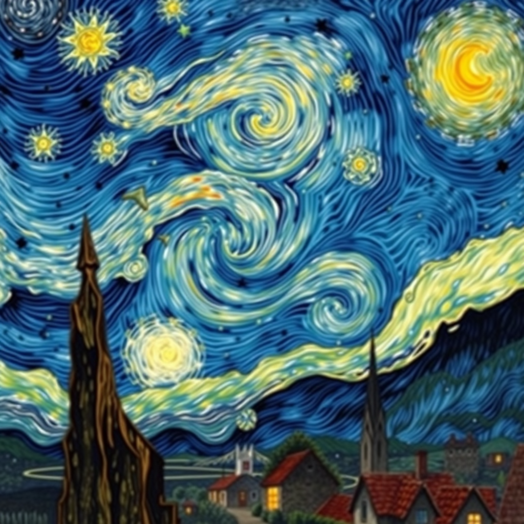 ¿Qué representa «La noche estrellada» de Van Gogh? Significado, historia y secretos
