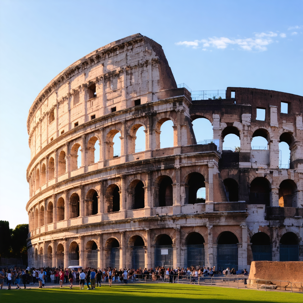 ¿Quién construyó el Coliseo romano?